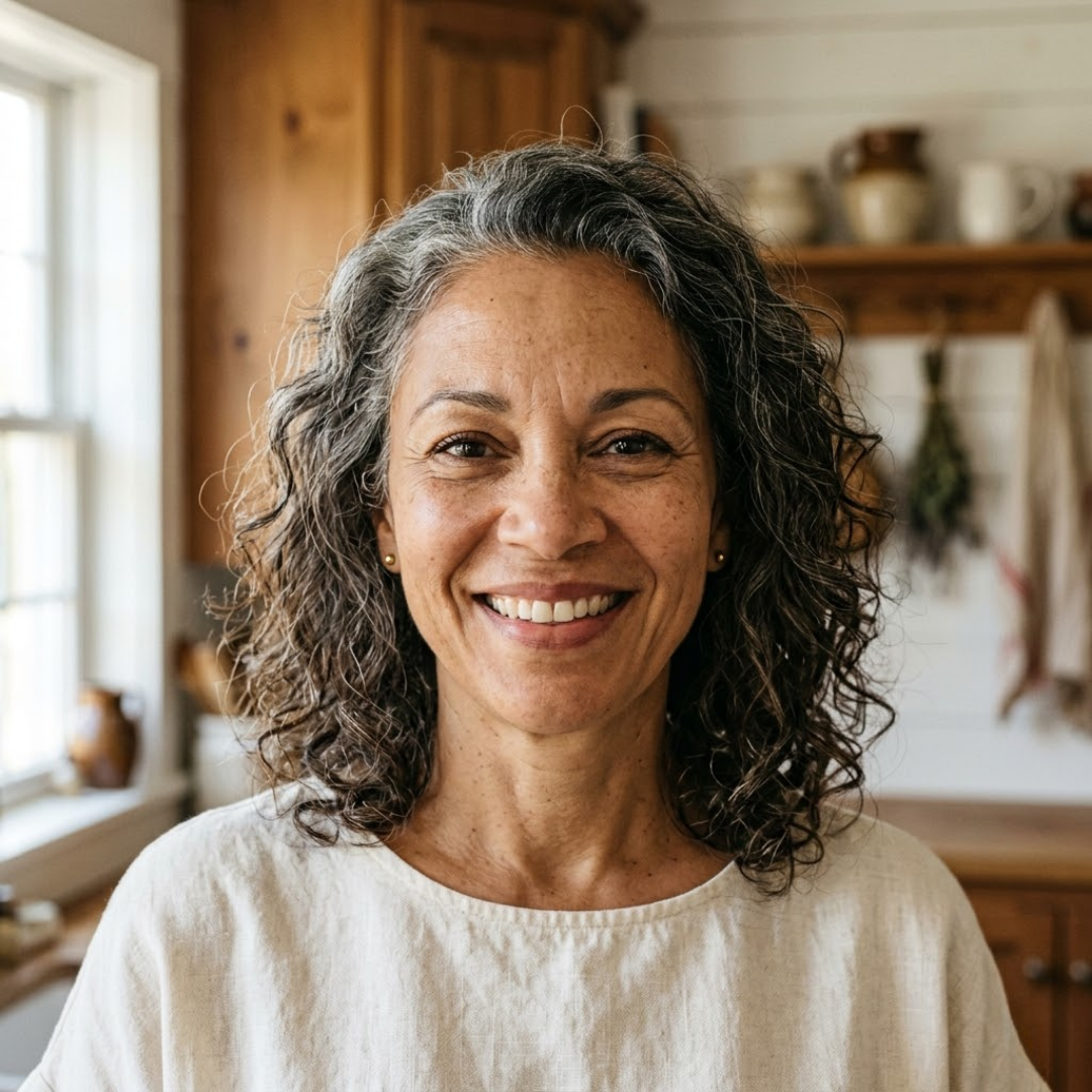 Claire A., creator of The Pressed Flower Soap Workshop